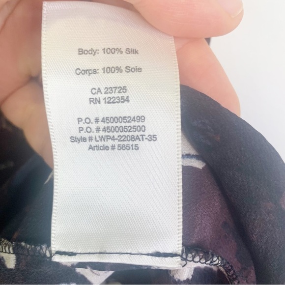 Aritzia Wilfred Women's 100% Silk Camisole Tank Top size S - Picture 6 of 9